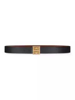 Двусторонний ремень 4G из кожи 4G Givenchy, цвет brown black