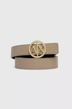 Двусторонний ремень Armani Exchange, бежевый