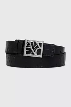 Двусторонний ремень Armani Exchange, черный
