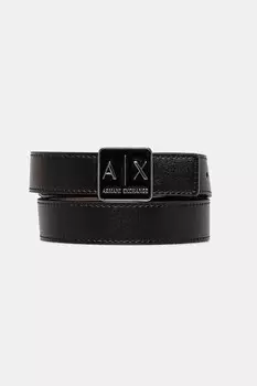Двусторонний ремень Armani Exchange, черный