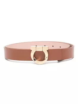 Двусторонний ремень Ferragamo, коричневый