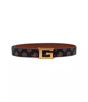 Двусторонний ремень Guess, коричневый