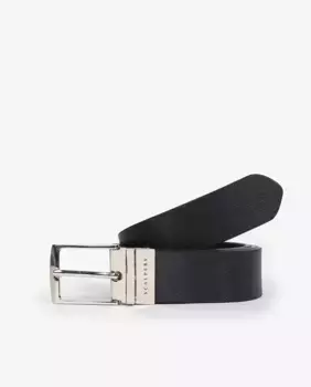 Двусторонний ремень из кожи с металлической пряжкой для мужчин Scalpers, мультиколор