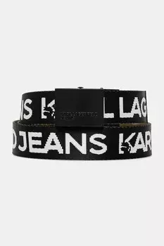 Двусторонний ремень Karl Lagerfeld Jeans, черный