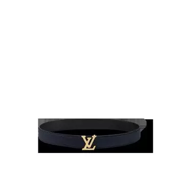 Двусторонний ремень LV Heritage 35 мм Louis Vuitton, синий