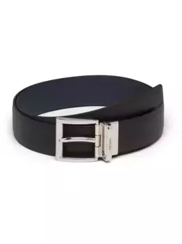 Двусторонний ремень Prada, черный