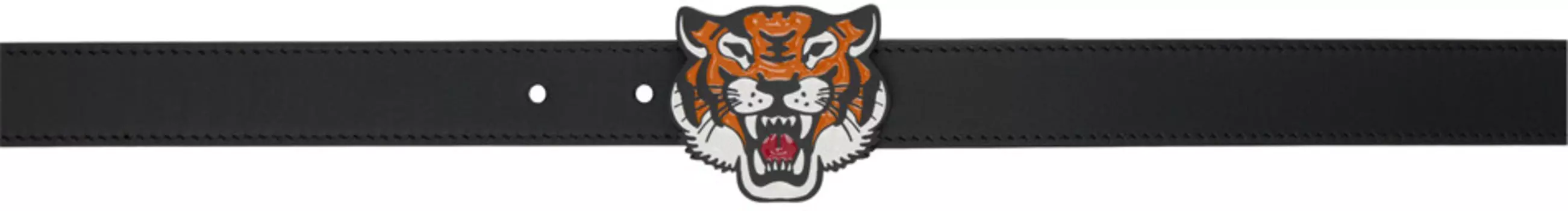 Двусторонний ремень с черной пряжкой Paris Kenzo