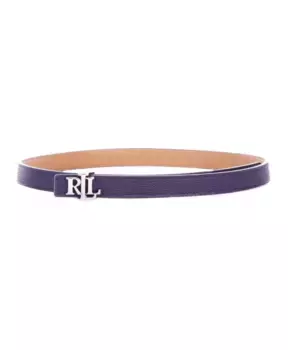 Двусторонний ремень с пряжкой с логотипом Ralph Lauren, синий