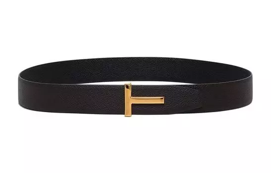 Двусторонний ремень T Icon TOM FORD, коричневый/черный