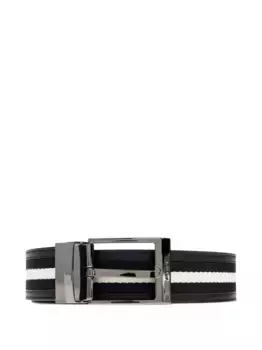 Двусторонний ремень в полоску Shiffie Bally, черный
