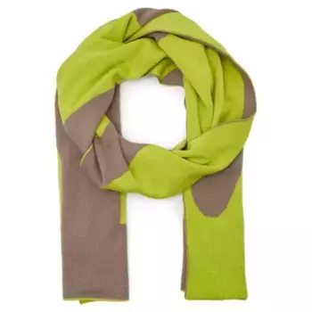Двусторонний шарф acro_scarf-x с добавлением шерсти Boss, зеленый