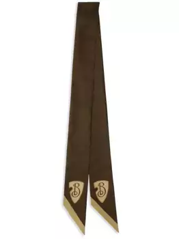 Двусторонний шарф B Shield BURBERRY, нейтральный