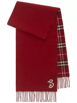 Двусторонний шарф Burberry, красный