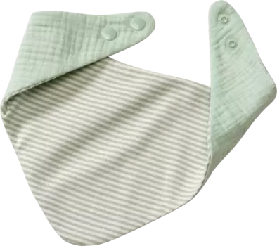 Двусторонний шарф из муслина зеленый 1 шт. ALANA