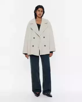 Двусторонний сшитый на заказ женский жакет Bimba y Lola, цвет Crudo