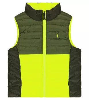 Двусторонний стеганый жилет Polo Ralph Lauren, разноцветный