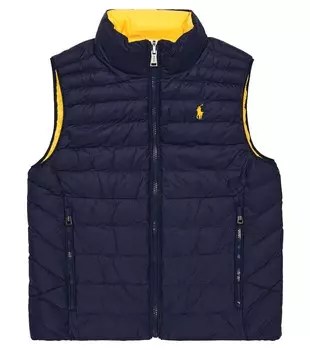 Двусторонний стеганый жилет Polo Ralph Lauren, разноцветный