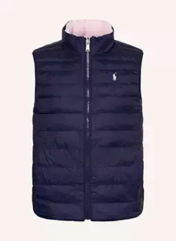 Двусторонний стеганый жилет Polo Ralph Lauren, розовый