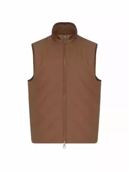 Двусторонний стеганый жилет Tarui Loro Piana, коричневый