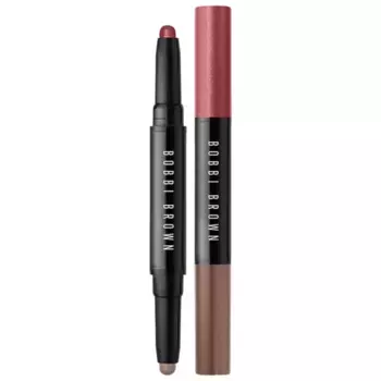 Двусторонний стойкий водостойкий кремовый карандаш для теней для век Bobbi Brown, цвет bronzepink espresso