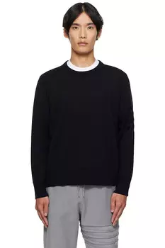 Двусторонний свитер с новым 4-полосным узором Thom Browne, синий