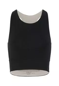 Двусторонний топ для йоги DETTO FATTO, цвет Black Sand