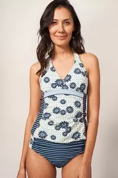 Двусторонний топ танкини New Sunshine White Stuff, бежевый