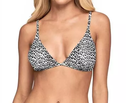 Двусторонний треугольный бикини-топ в женском цветочном стиле Jets By Jessika Allen, цвет femme floral