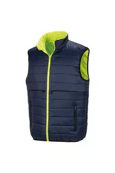 Двусторонний защитный жилет с мягкой подкладкой Safeguard Result, желтый