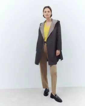 Двусторонний женский тренч El Corte Ingls, черный