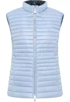 Двусторонний жилет Barbara Lebek на двусторонней молнии, цвет морской волны