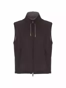 Двусторонний жилет Brezza Zegna, черный