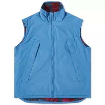 Двусторонний жилет By Parra Trees In Wind, синий