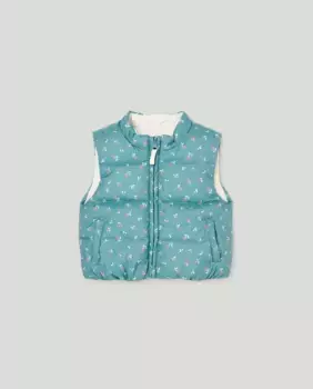 Двусторонний жилет для девочки Baby El Corte Ingls, хаки