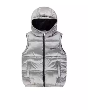 Двусторонний жилет для девочки Levi's, серый