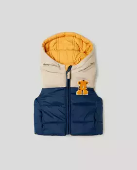 Двусторонний жилет с кроем для мальчика Baby El Corte Ingls, темно-синий