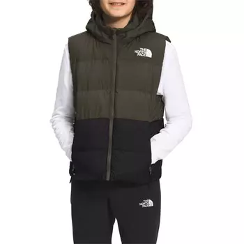 Двусторонний жилет The North Face с капюшоном North Down Down, зеленый