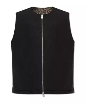 Двусторонний жилет Underground Allsaints, черный