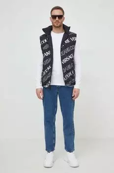 Двусторонний жилет Versace Jeans Couture, черный