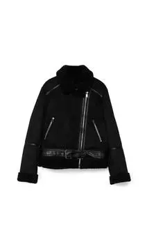 Двусторонняя байкерская куртка Stradivarius