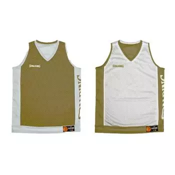 Двусторонняя баскетбольная майка Spalding KAKI