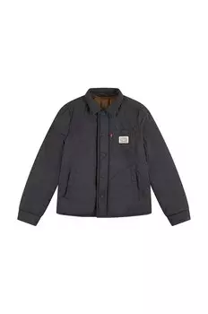 Двусторонняя детская куртка Levi's ДВУСТОРОННЯЯ СТЕГАНАЯ КУРТКА, черный