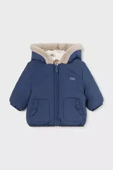 Двусторонняя детская куртка Mayoral Newborn, темно-синий