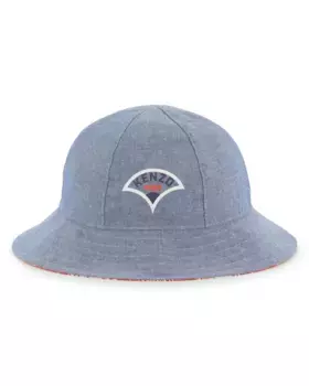 Двусторонняя детская шапочка из 100% хлопка Kenzo Kids, красный