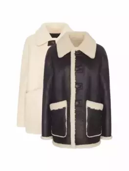 Двусторонняя дубленка Dunst, черный