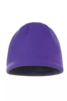 Двусторонняя флисовая шапка с черепом Winter Essentials Result, фиолетовый