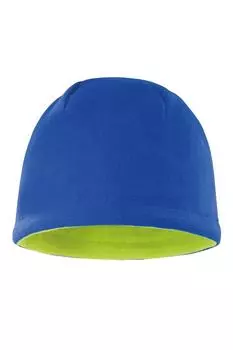 Двусторонняя флисовая шапка с черепом Winter Essentials Result, синий