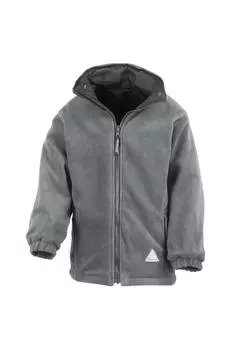 Двусторонняя флисовая водонепроницаемая куртка Storm Stuff с защитой от скатывания Result, черный