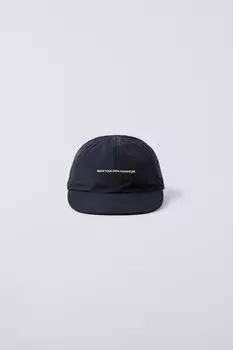 Двусторонняя кепка из нейлона с клеткой ZARA, синий