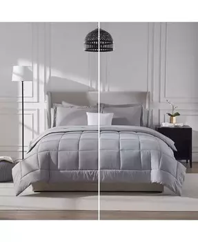 Двусторонняя комплектная кровать в сумке из 7 предметов — Cal King — темно-серый/светло-серый Clara Clark, фиолетовый